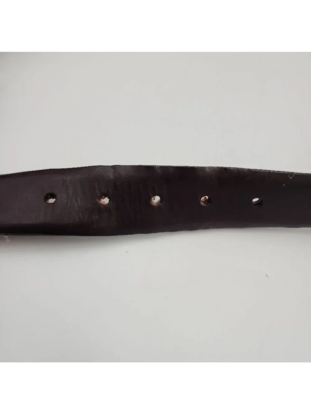 Brighton Belt Mens 34 Argyle Stitched Two Toned Brown Leather Fits 32-36